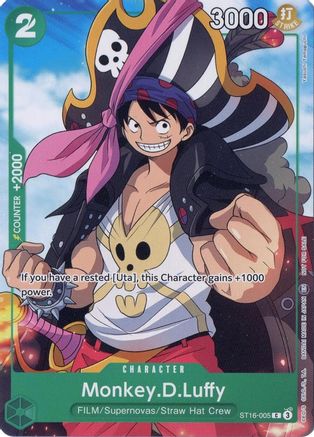 Monkey.D.Luffy (Welcome Pack Vol. 2) - ST16-005 - Common