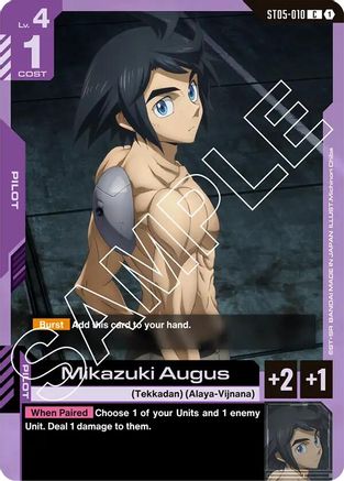 Mikazuki Augus - ST05-010 - Starter Deck 05: Iron Bloom