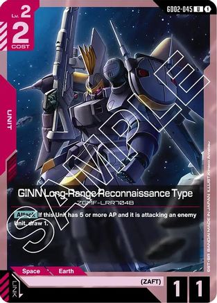 GINN Long-Range Reconnaissance Type - GD02-045 - Dual Impact