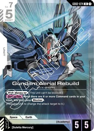 Gundam Aerial Rebuild - GD02-074 - Dual Impact