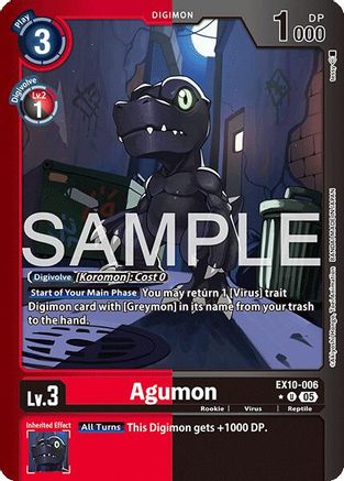 Agumon (Limited Foil) - EX10-006