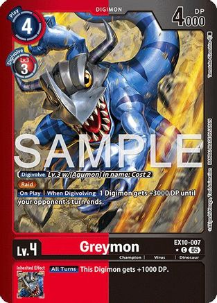 Greymon (Limited Foil) - EX10-007