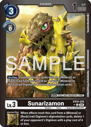 Sunarizamon (Limited Foil) - EX10-025