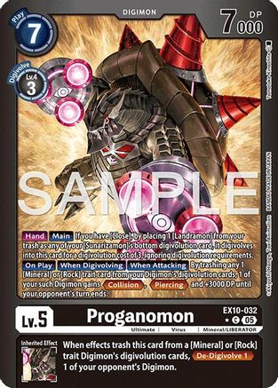 Proganomon (Limited Foil) - EX10-032