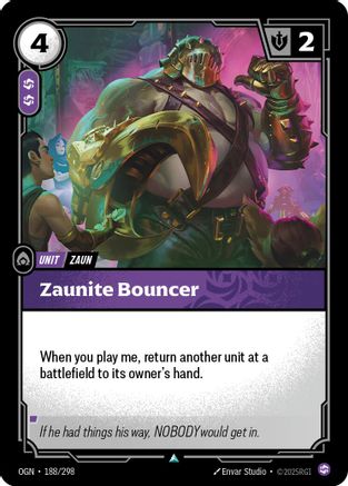 Zaunite Bouncer (188/298) - Origins Foil