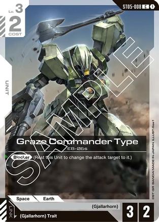 Graze Commander Type - ST05-008 - Starter Deck 05: Iron Bloom