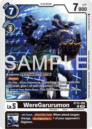 WereGarurumon - BT23-056