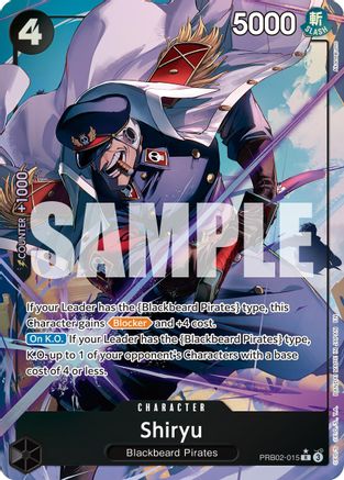 Shiryu (Alternate Art) - PRB02-015 - Rare