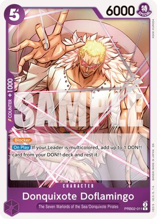 Donquixote Doflamingo - PRB02-011 - Rare