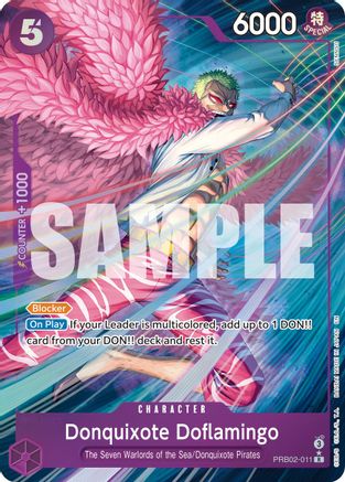 Donquixote Doflamingo (Alternate Art) - PRB02-011 - Rare