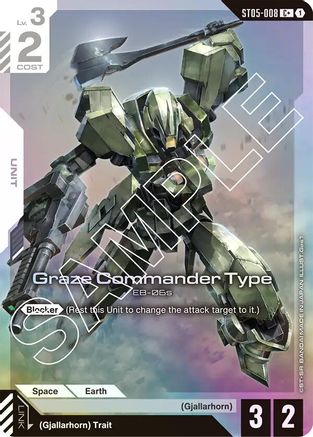 Graze Commander Type (C+) - ST05-008 - Starter Deck 05: Iron Bloom
