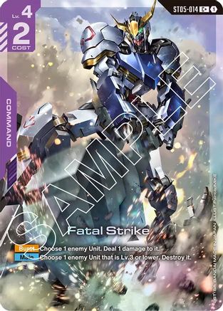 Fatal Strike (C+) - ST05-014 - Starter Deck 05: Iron Bloom