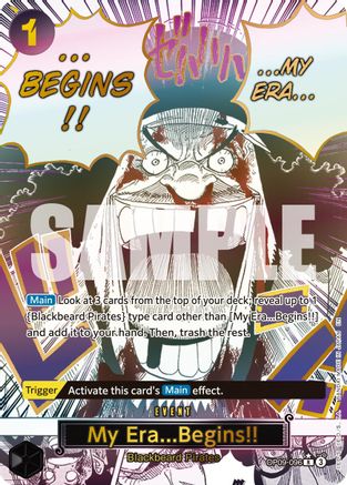 My Era...Begins!! (Alternate Art) - OP09-096 - Rare