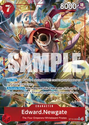 Edward.Newgate - ST15-002 (Alternate Art) - ST15-002 - Super Rare