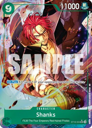 Shanks - ST16-004 (Alternate Art) - ST16-004 - Super Rare