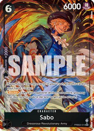 Sabo (Alternate Art) - PRB02-014 - Super Rare