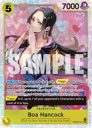 Boa Hancock - PRB02-017 - Super Rare