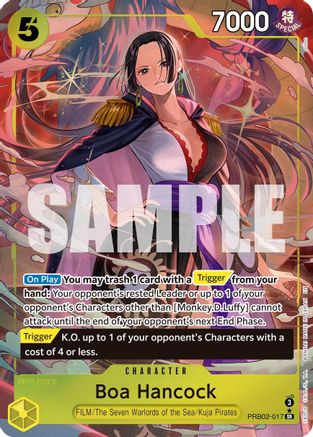 Boa Hancock (Alternate Art) - PRB02-017 - Super Rare
