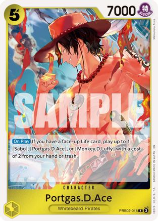 Portgas.D.Ace - PRB02-018 - Rare