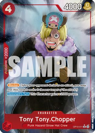 Tony Tony.Chopper (Alternate Art) - OP10-011 - Rare