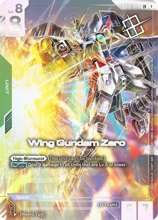 Wing Gundam Zero (Championship Winner Card 01) - GD01-024 - LR