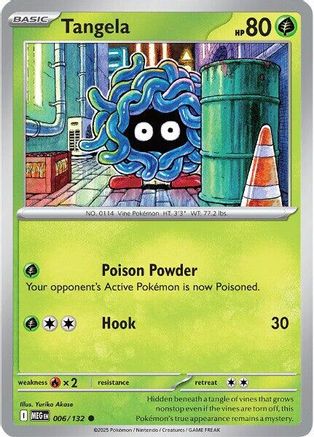 Tangela - 006/132 - Common - Reverse Holofoil