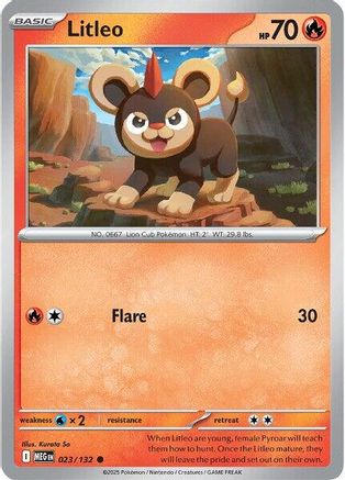 Litleo - 023/132 - Common - Reverse Holofoil