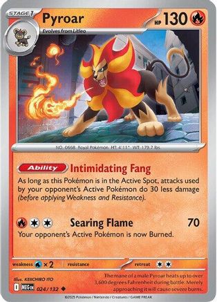 Pyroar - 024/132 - Uncommon