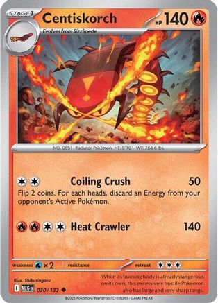 Centiskorch - 030/132 - Uncommon