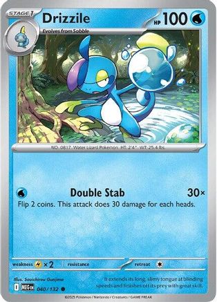 Drizzile - 040/132 - Common - Reverse Holofoil