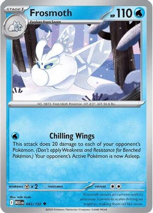 Frosmoth - 043/132 - Uncommon