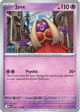 Jynx - 057/132 - Common - Reverse Holofoil