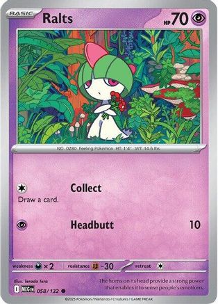 Ralts - 058/132 - Common - Reverse Holofoil