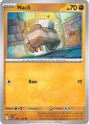 Nacli - 082/132 - Common - Reverse Holofoil