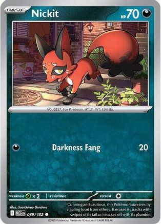 Nickit - 089/132 - Common - Reverse Holofoil