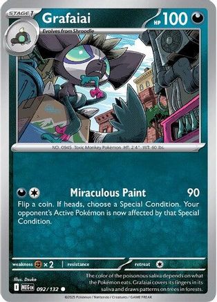 Grafaiai - 092/132 - Common - Reverse Holofoil