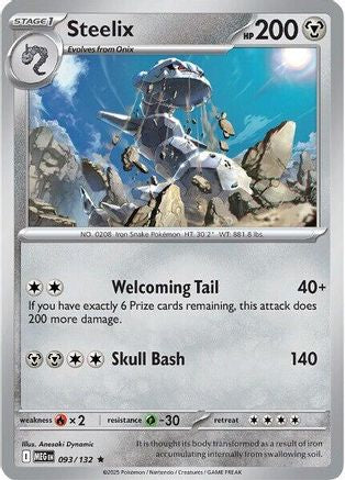 Steelix - 093/132 - Rare - Holofoil