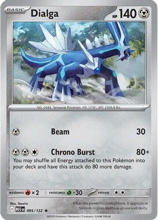 Dialga - 095/132 - Rare - Holofoil