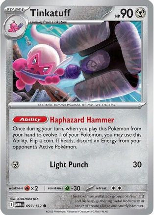 Tinkatuff - 097/132 - Common - Reverse Holofoil