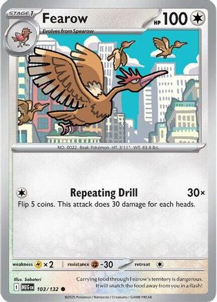 Fearow - 103/132 - Common