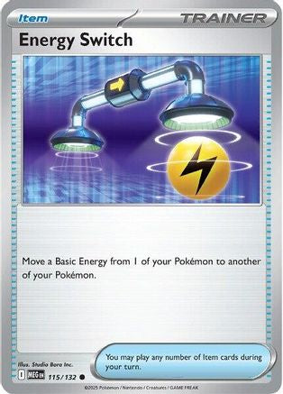 Energy Switch - 115/132 - Common - Reverse Holofoil