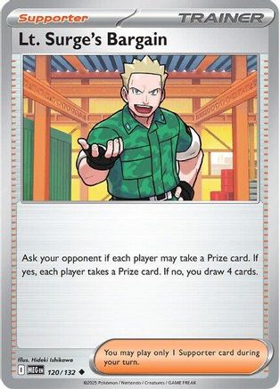 Lt. Surge's Bargain - 120/132 - Uncommon - Reverse Holofoil