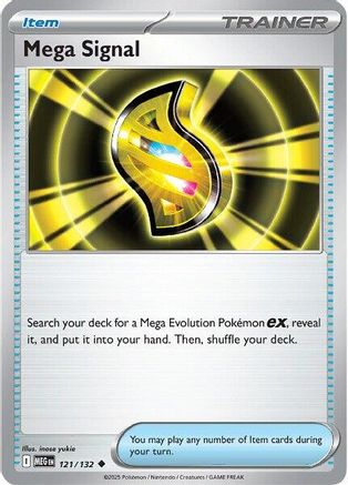 Mega Signal - 121/132 - Uncommon - Reverse Holofoil