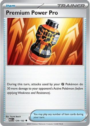 Premium Power Pro - 124/132 - Uncommon - Reverse Holofoil