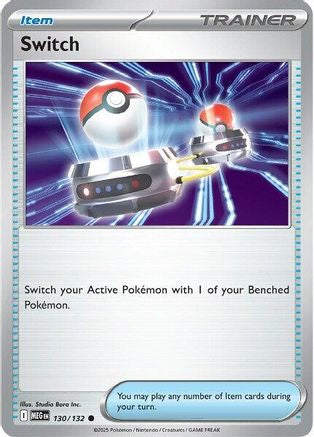 Switch - 130/132 - Common - Reverse Holofoil
