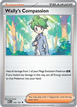 Wally's Compassion - 132/132 - Uncommon - Reverse Holofoil