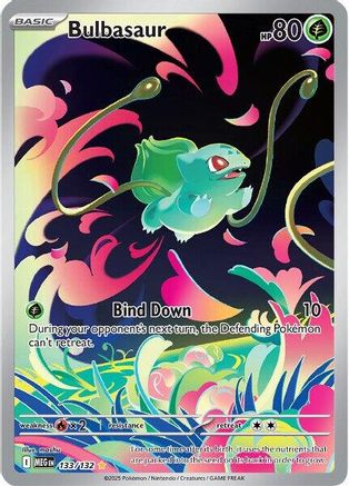 Bulbasaur - 133/132 - Illustration Rare - Holofoil
