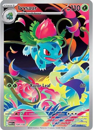 Ivysaur - 134/132 - Illustration Rare - Holofoil