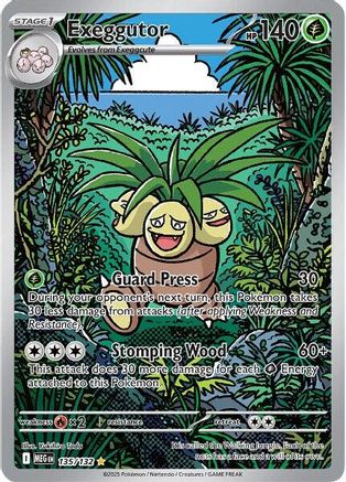 Exeggutor - 135/132 - Illustration Rare - Holofoil