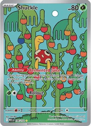 Shuckle - 136/132 - Illustration Rare - Holofoil